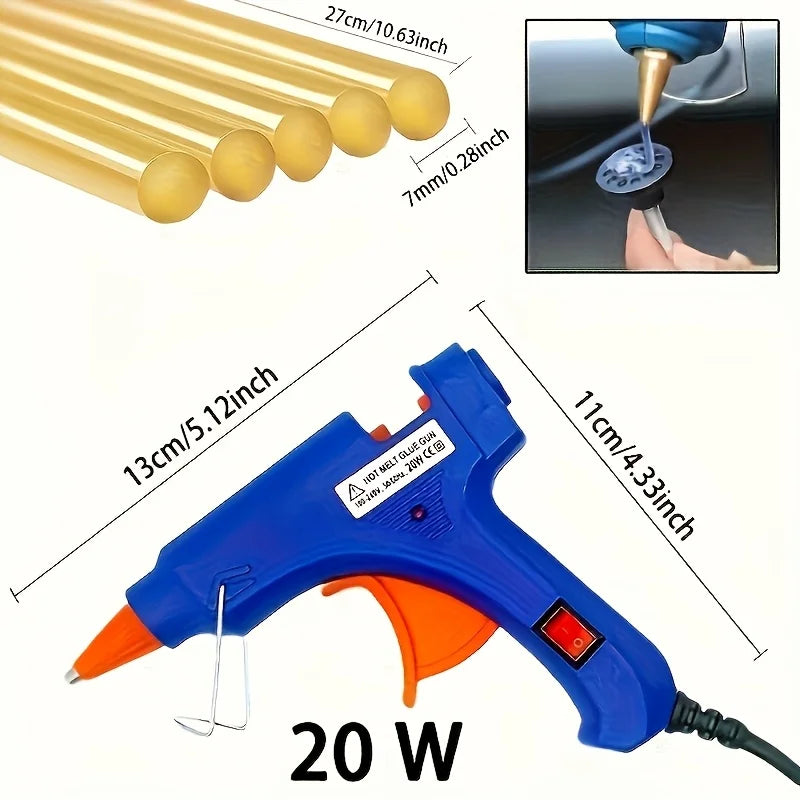 Paintless Dent Removal Tool Kit – Slide Hammer, T-Bar Puller & Suction Cups for Car Body Repair