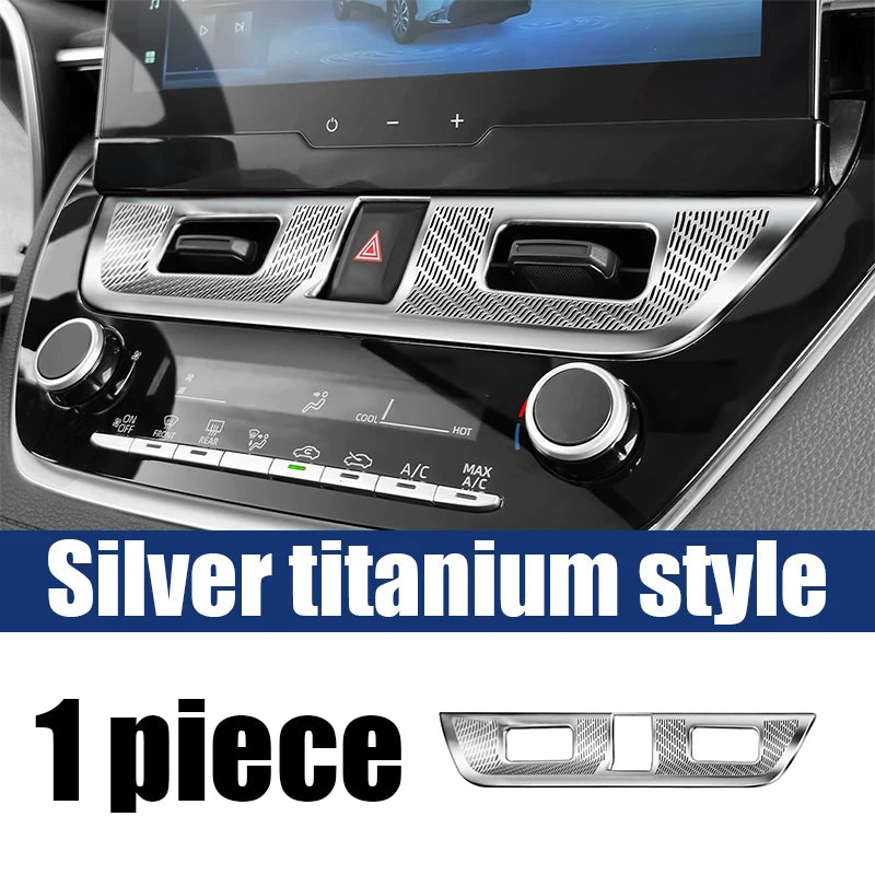 For Toyota Corolla Cross 2020 2021 2022 2023 2024 2025 dust cover for central control air outlet automotive interior accessories