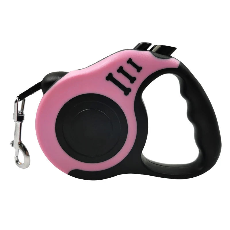 3m 5m Dog Leash For Small Medium Dogs Automatic Retractable Nylon Rope Cat Lead Extension Puppy Walking Running Pets Supplies