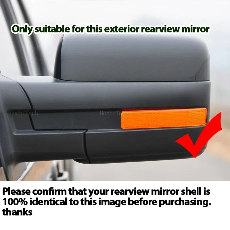 Smoked LED Dynamic Turn Signal Mirror Lights for Ford F-150 Raptor 2010–2014