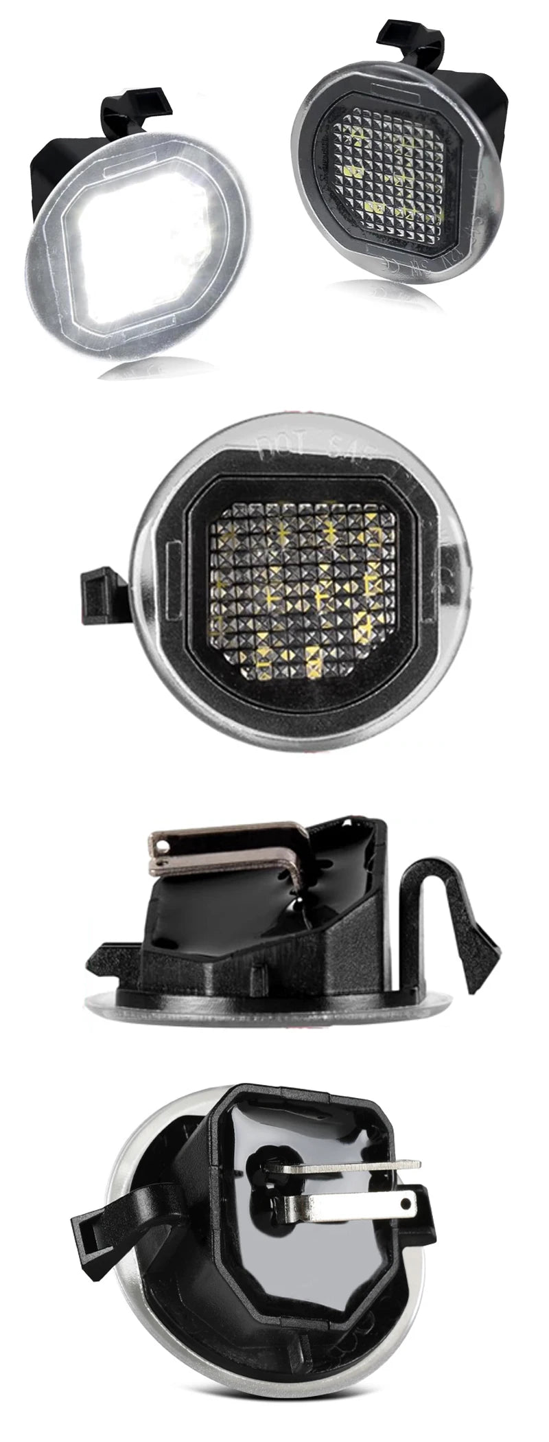 LED Puddle Side Mirror Lights — Chevrolet Silverado 2500HD/3500HD & GMC Sierra / Yukon / Suburban / Tahoe (2015–2021)