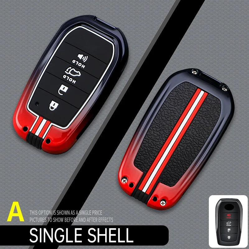 Car Key Case Cover For Toyota CHR Hilux Fortuner Land Cruiser 200 Camry Corolla Crown RAV4 Highland,Car Interior Accessories