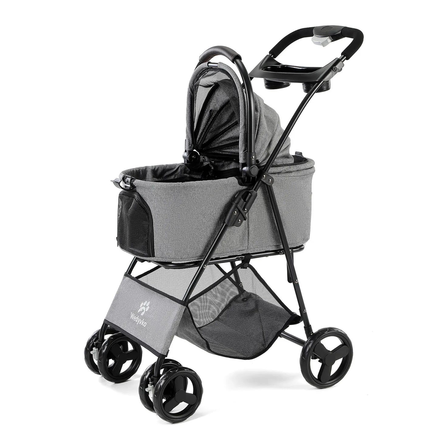 3-in-1 Pet Stroller with Removable Carrier – Folding All-Terrain Waterproof Stroller for Small & Medium Dogs & Cats | 7 Colors