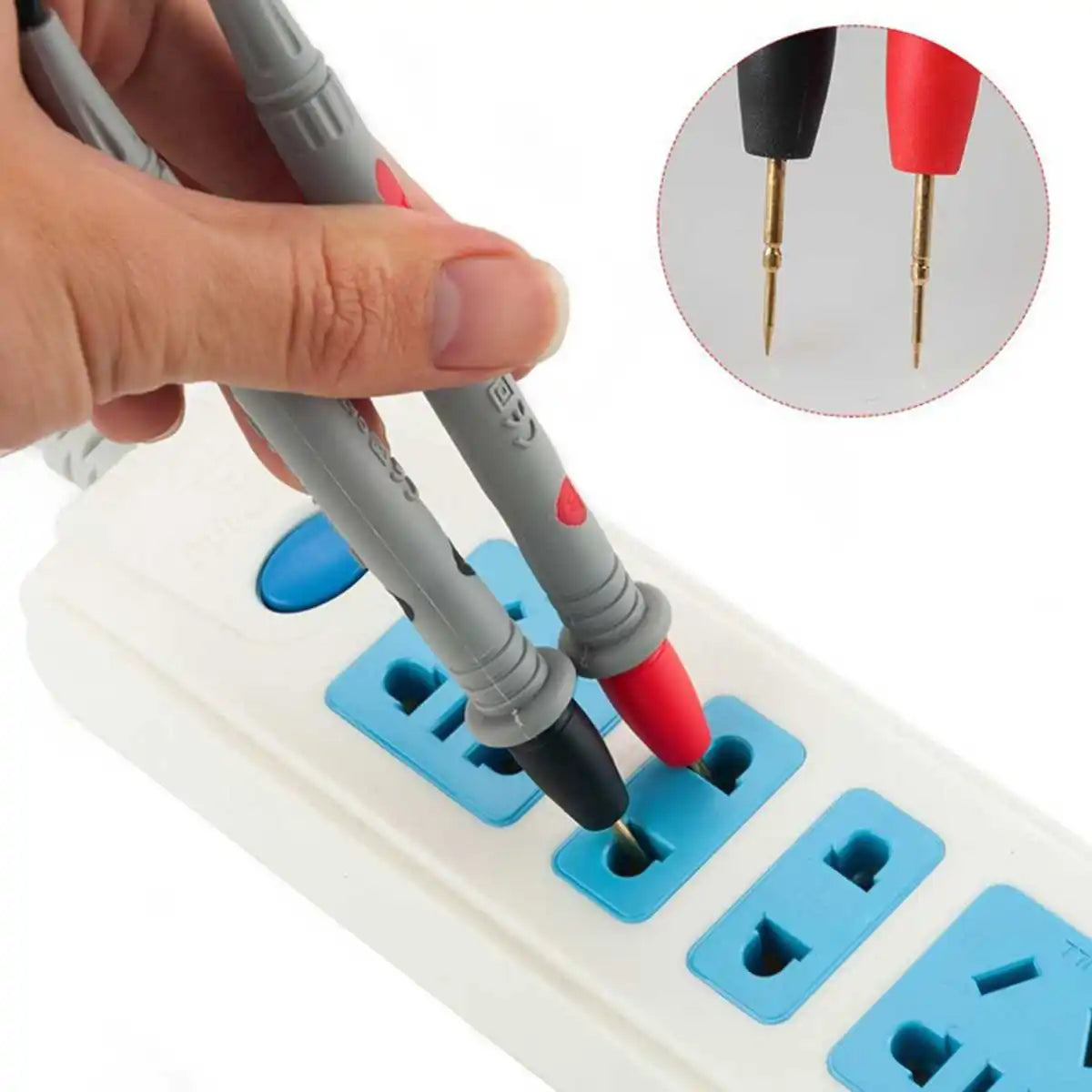 Multimeter Probe Test Line  Multimeter Test Leads 1000V/20A (Gold-Plated Special Tip)