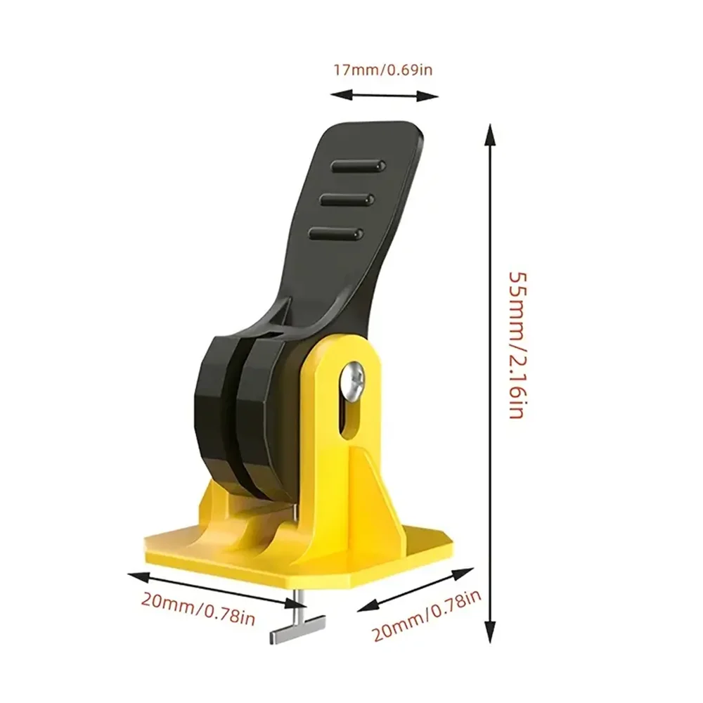 Tile Leveling System Kit, 50 Pieces, Yellow or Red