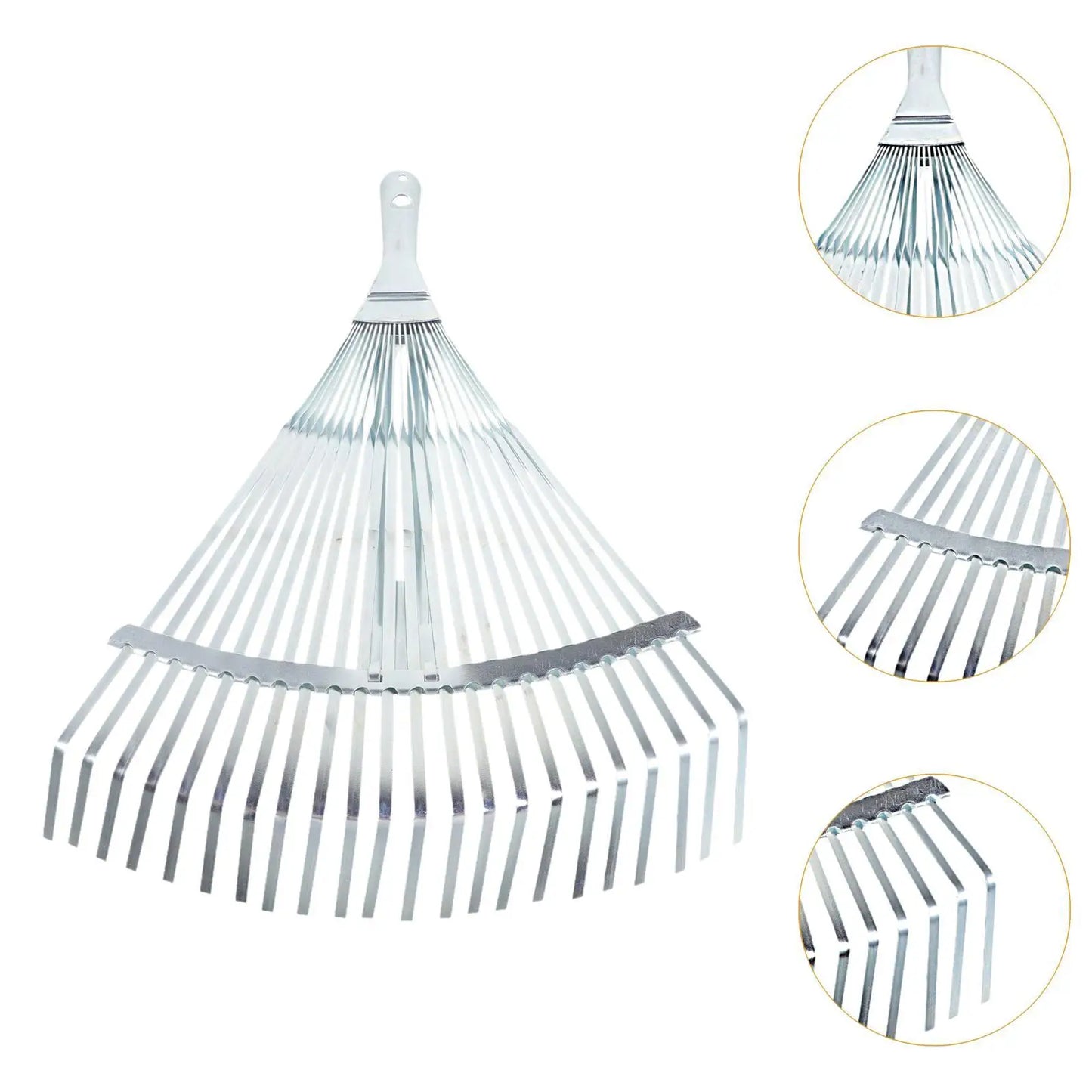 Telescopic Garden Leaf Rake – Adjustable Extendable Metal Rake for Leaves & Lawn Cleaning