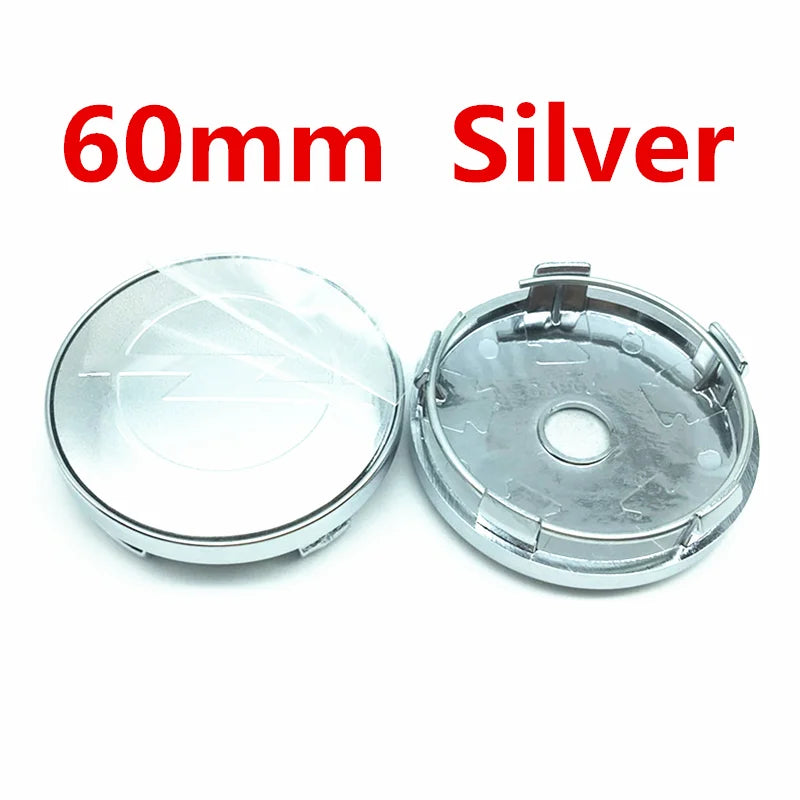 4 Pcs 56mm 59mm 60mm 64mm 68mm Opel Car Wheel Center Hub Caps Logo Badge Emblem Rim Hubcap Dust-proof Cover Auto Accessories