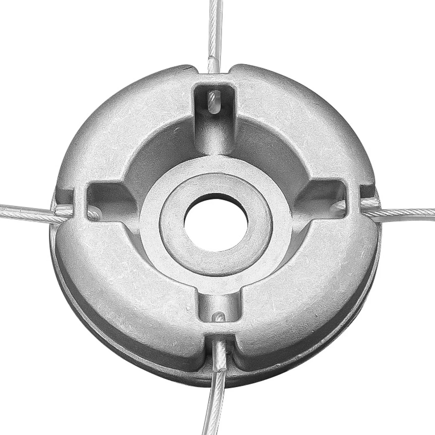 Universal Aluminum Alloy Lawn Mower Head and Replacement Nylon Steel for Lawn Mowing Line Lawn Mower Weed Head Accessories