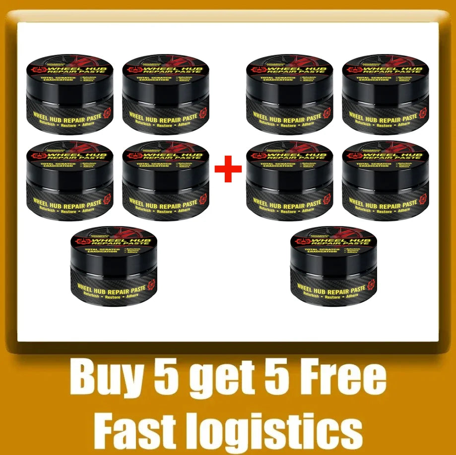 Car Wheel Rim Scratch Repair Paste — Alloy Refurbishment Kit
