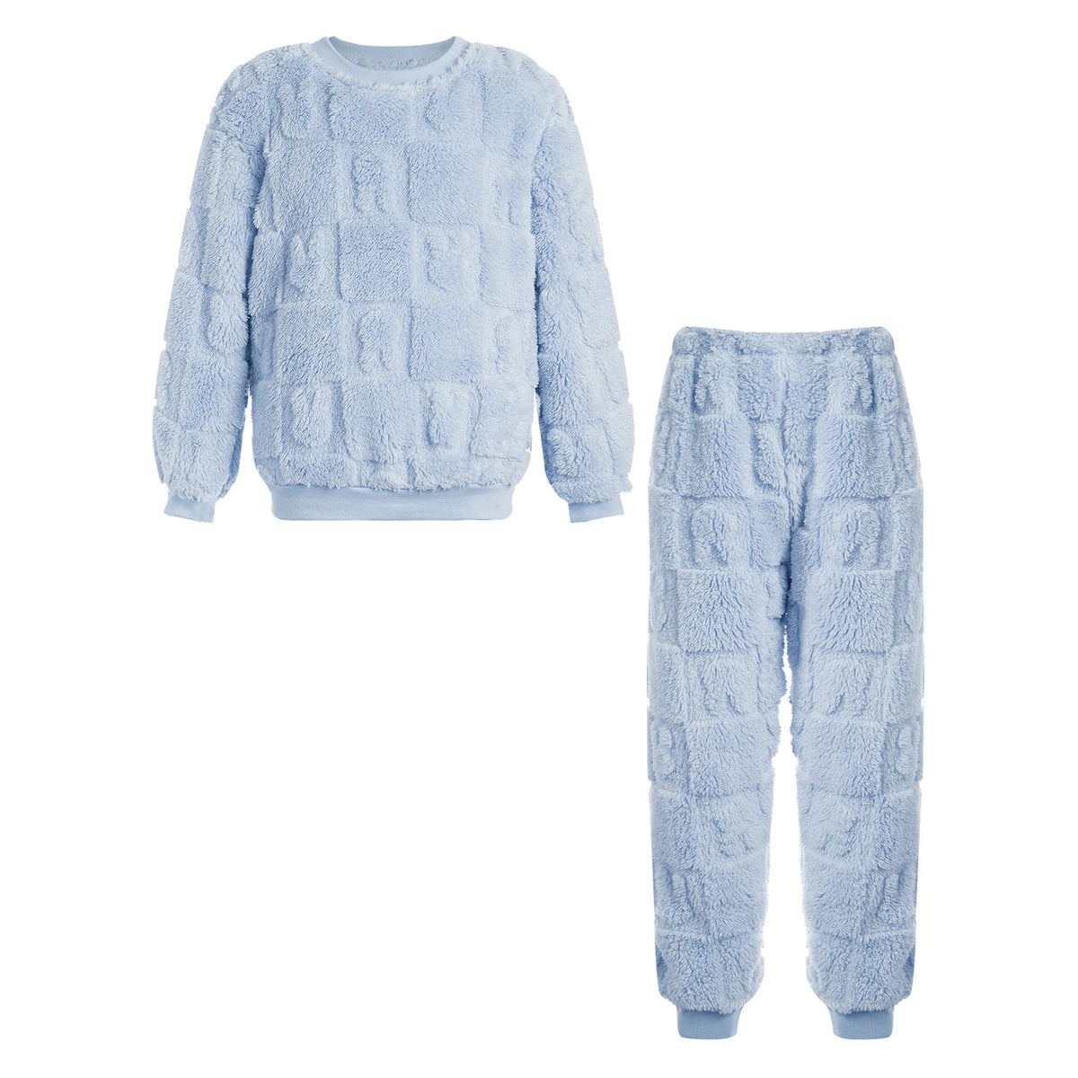 Kids Flannel Pajama Set - Long Sleeve Top and Pants for Boys and Girls - photo 10