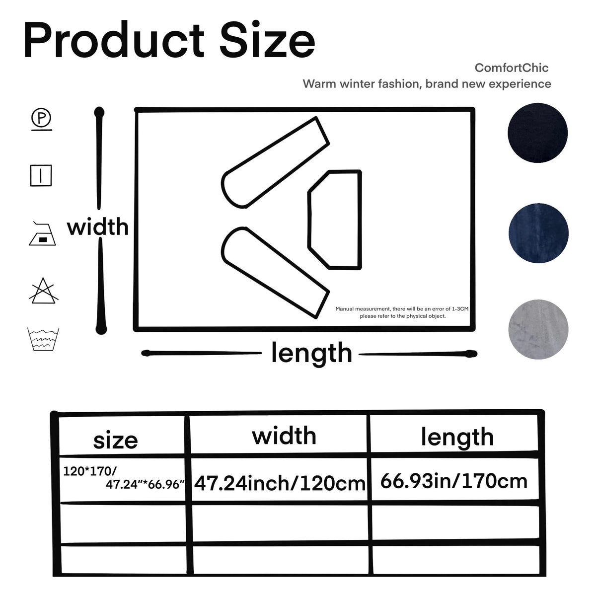Wearable Sleeved Blanket with Large Pocket - Flannel Sofa Blanket - photo 2