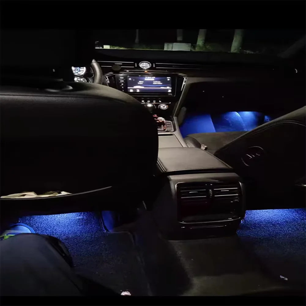 2/4 Pcs 12V LED Inner Ambient light For Toyota/Lexus/Honda/Mazda/Subaru Compatible Illumination Foot Lamp Glove Box Lamp