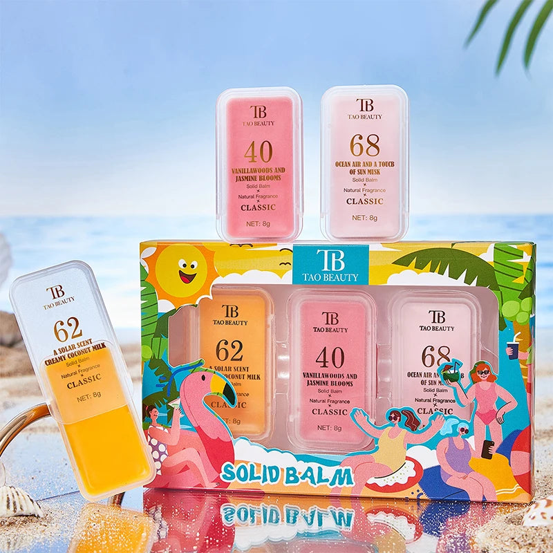 Tao Beauty Digital Solid Fragrance Cream Set - Long-lasting Fragrance Solid Body Lotion,Neutral solid cream