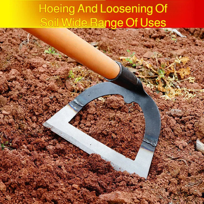Manganese Steel Weeding Hoe — Handheld Hollow Garden Hoe 14–26cm