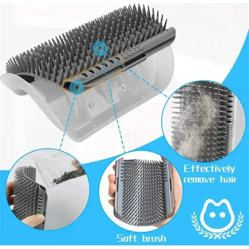Corner Cat Self-Grooming Brush & Scratching Board – photo 5