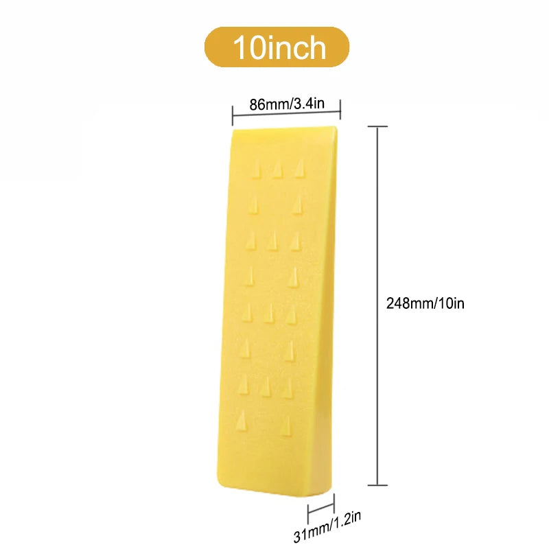 Tree Felling Wedge Plastic Felled Chock Tree Cutting Wedge for Logging Falling Cutting Cleaving Woodcutting Tools