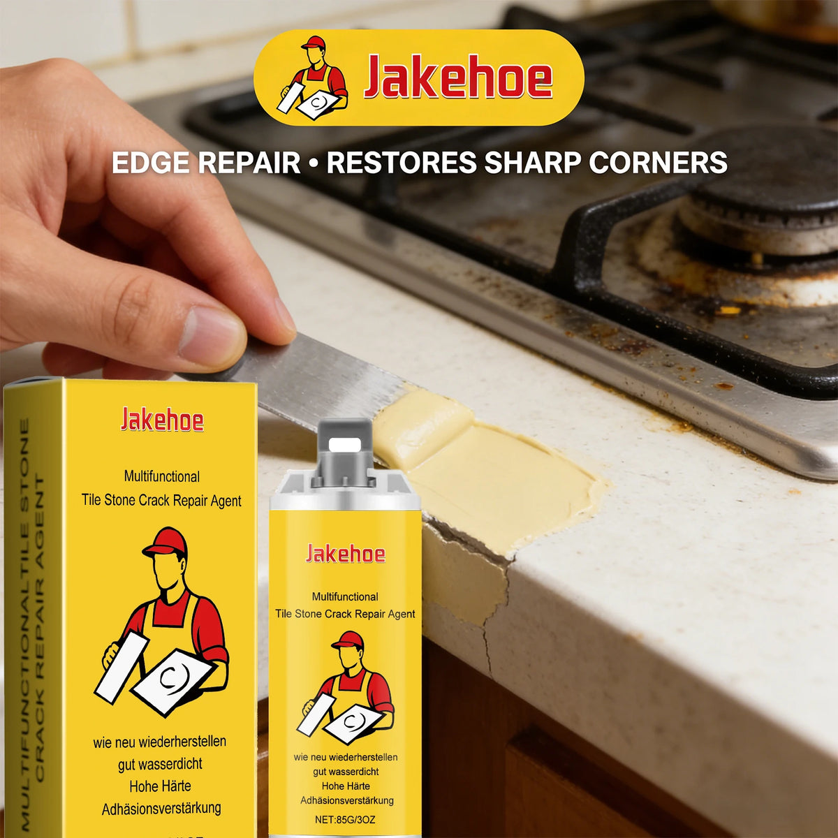 Tile & Stone Crack Repair Agent, Waterproof Ceramic Filler