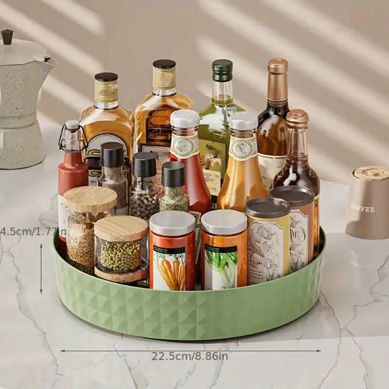 Rotating Spice Turntable - Space-Saving Lazy Susan for Kitchen or Dorm - photo 6