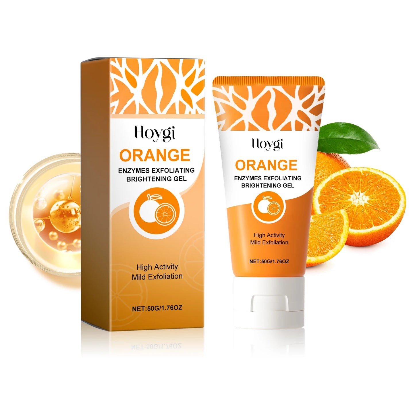 Exfoliating Blackhead Gel with Protease&Niacinamide Pore Purifying &Brighten skin tone,Ascorbic Acid,Gentle Dead Skin Remover.