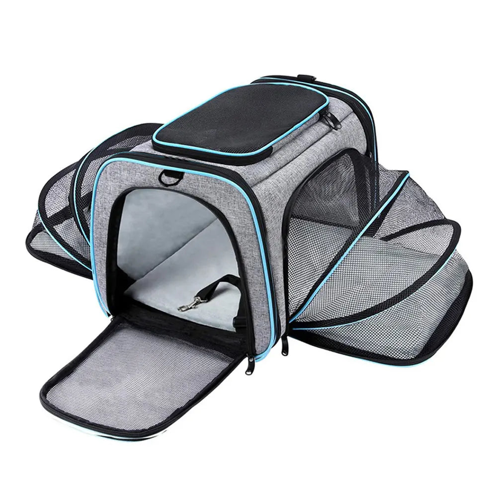 Foldable Pet Carrier Bag - Safety Zip Travel Carrier – photo 10