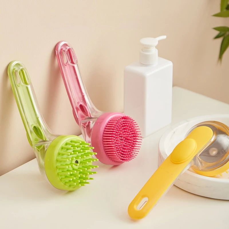 Silicone Pet Shower Brush - Massaging Bath & Grooming Tool – photo 6
