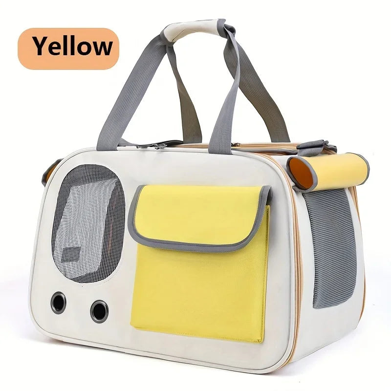Portable Nylon Pet Carrier - Travel Bag for Cats & Small Dogs – photo 7