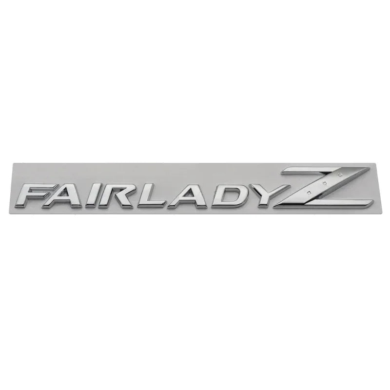 Car Front Emblem Sticker Auto Rear Trunk Badge for Nissan Z 350Z 370Z Fairlady Z3 Z34 Altima Leaf Livina Maxima Qashqai Sylphy