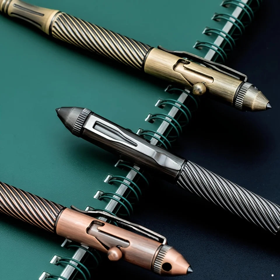 Elegant Brass Ballpoint Pen with Tungsten Steel Nib