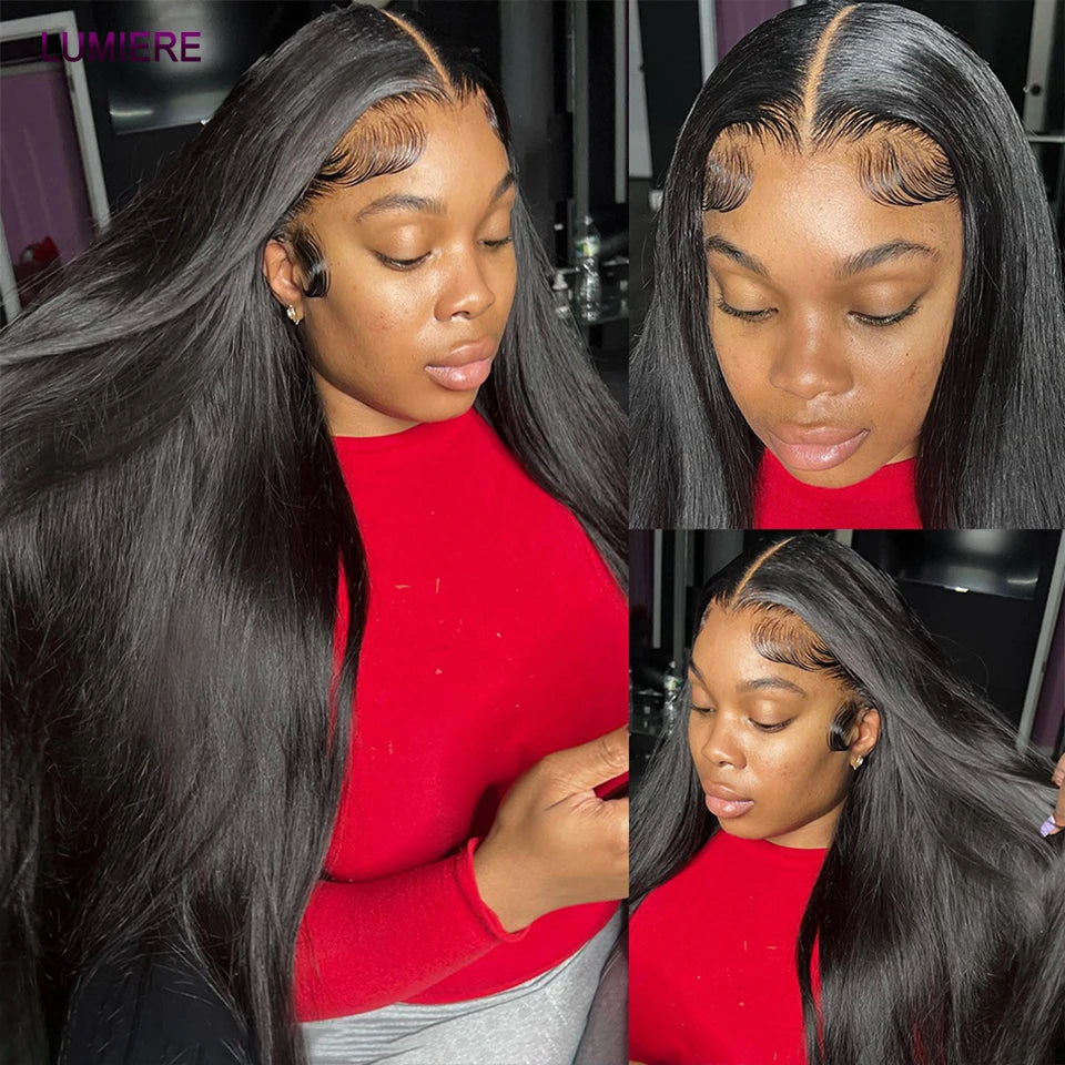 32 Inch 18A Bone Straight Human Hair Bundles 3/4 Bundles Hair 100% Raw Human Hair Bundles Deal Brazilian Virgin Hair Extensions