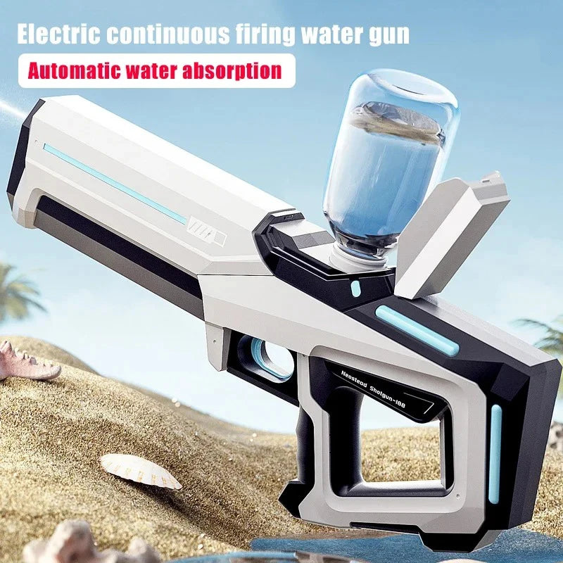Electric Water Gun for Adults — Automatic Squirt Summer Blaster
