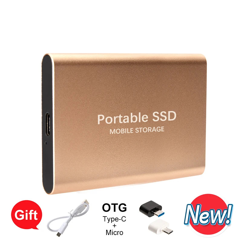 All-Scene Portable External SSD Solid State Drive | USB 3.1 Type-C
