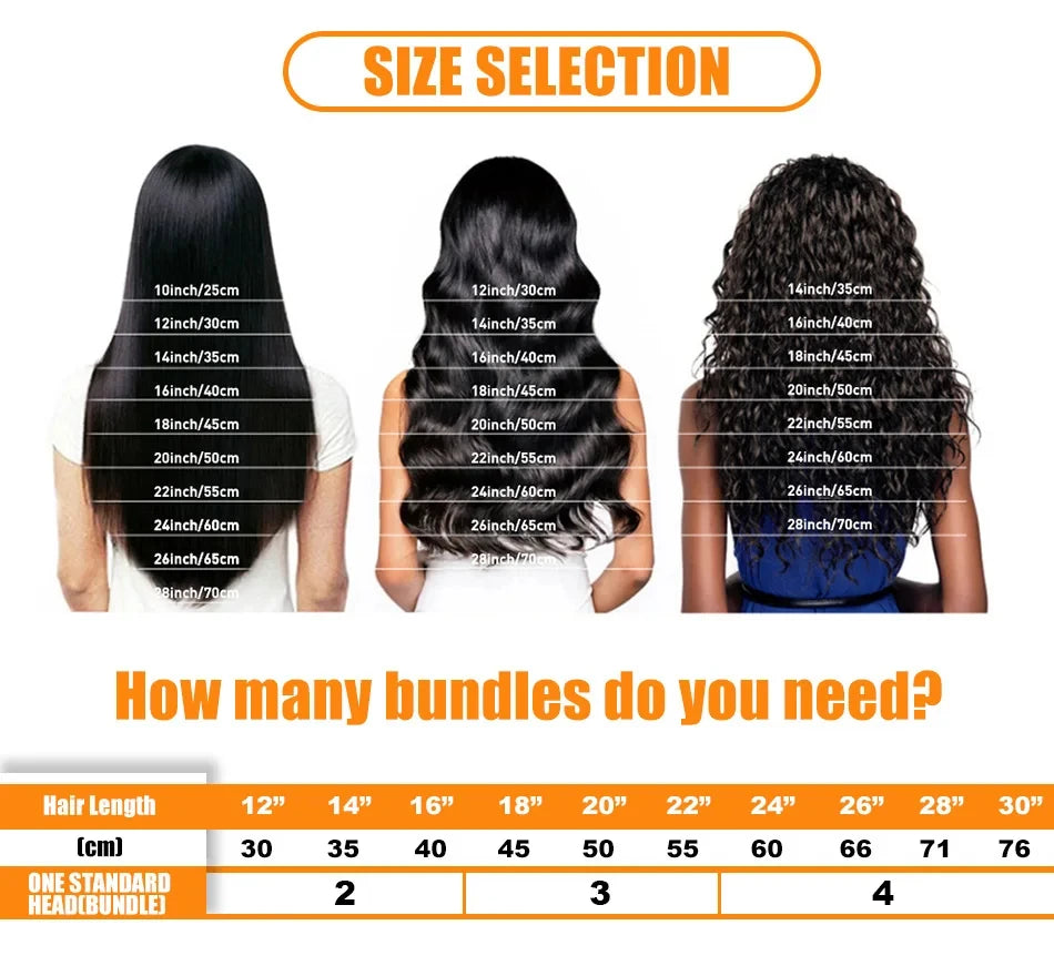 Colored Blonde 613 Human Hair Bundles 30 Inch Honey Blonde Body Wave Bundles 100% Unprocessed Raw Human Hair Extensions Bundles