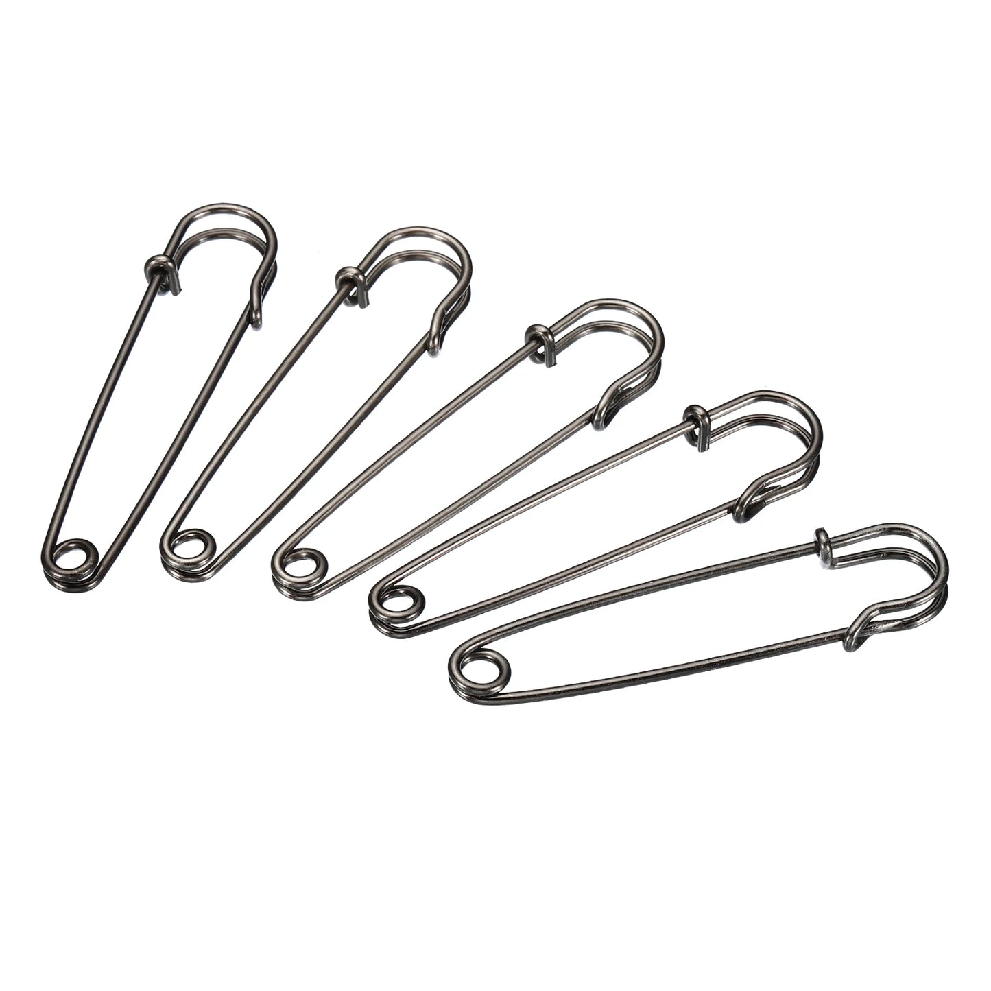 Safety Pins 2.95 Inch Large Metal Sewing Pins for Blankets Skirts Crafts Brooch Making 20Pcs