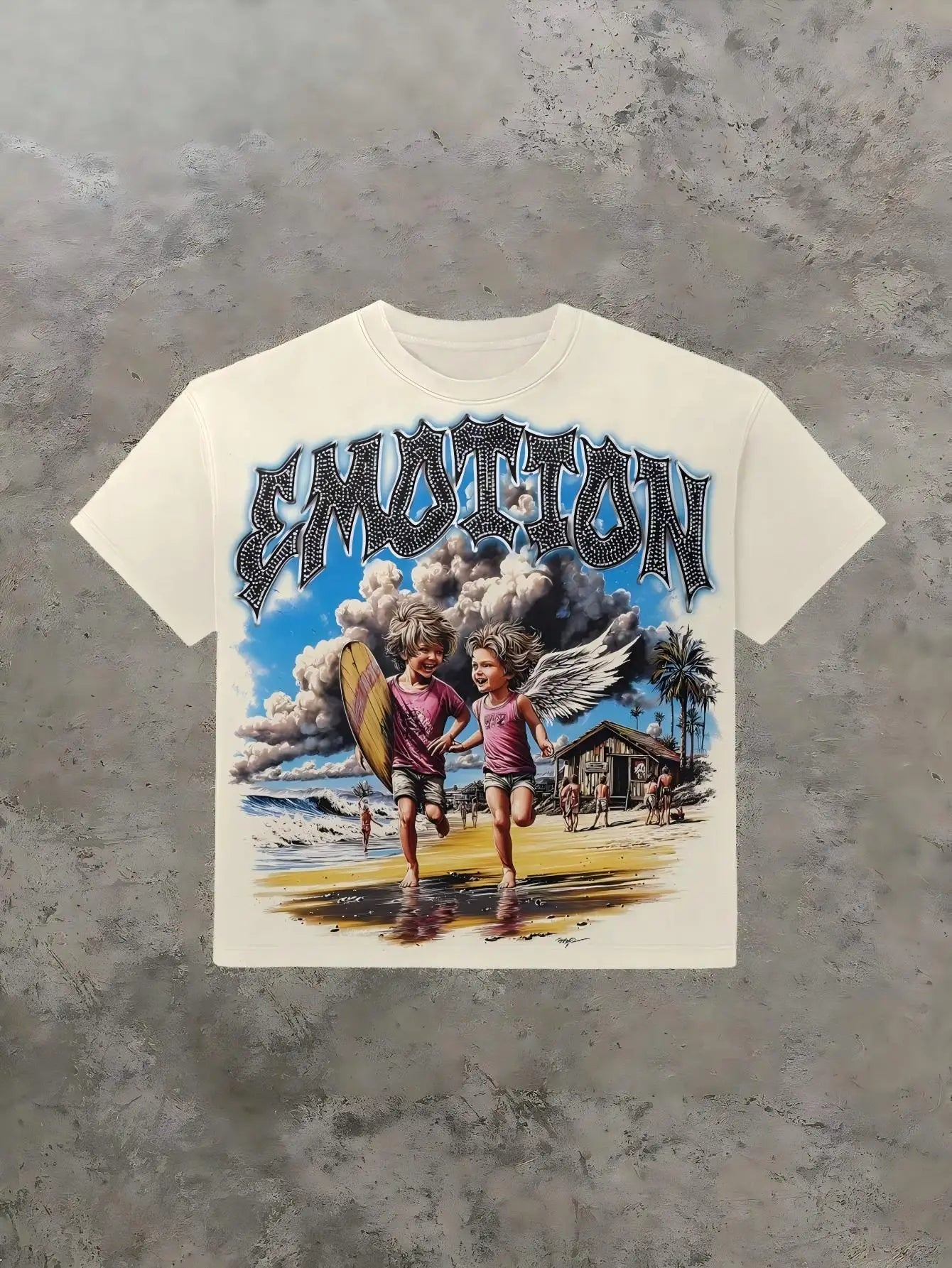Men's 3D Letter Print T-Shirt — Breathable Street Casual Summer Tee