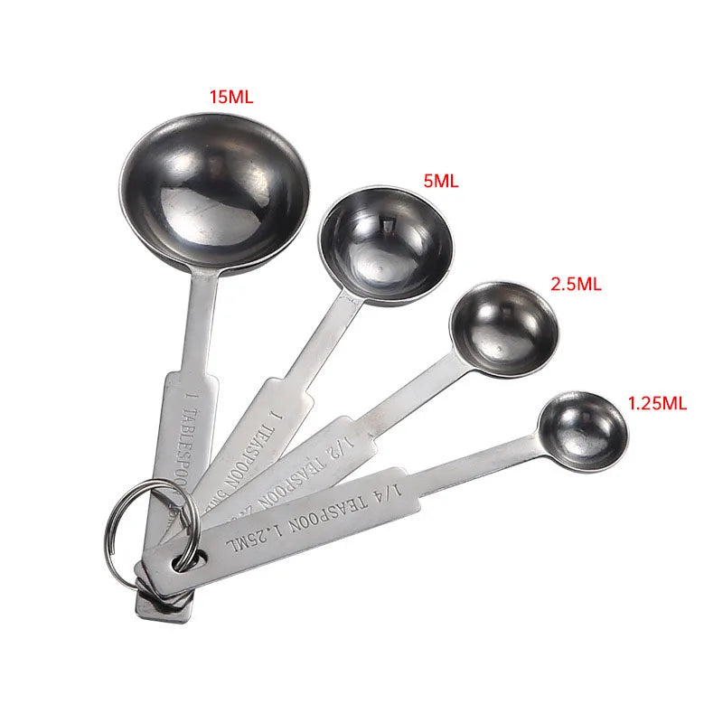 Stainless Measuring Spoons & Cups - 4 to 10 Piece Baking Set - photo 8