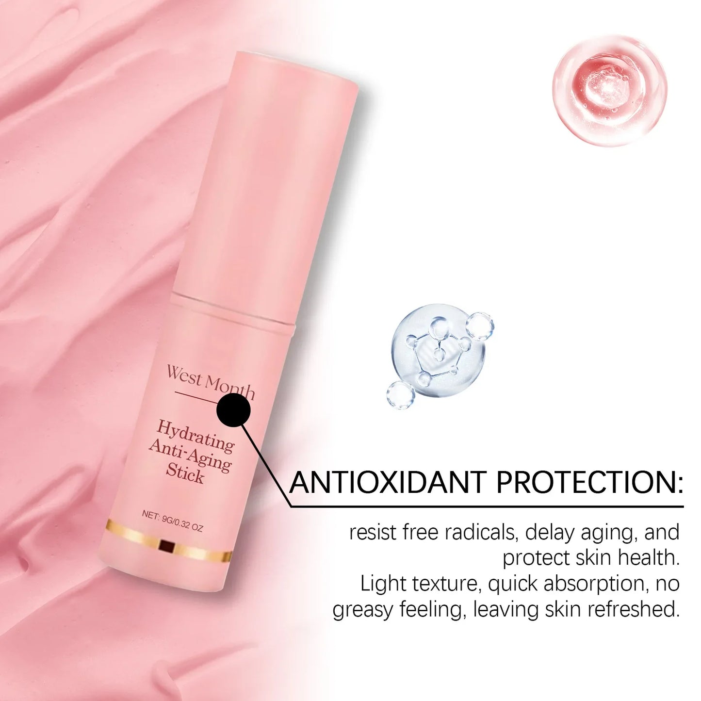 Eelhoe Collagen & Hyaluronic Acid Multi Bounce Balm Stick 9g – Instant Anti-Aging, Wrinkle Reduction, Brightening & Moisturizing | CPNP Certified