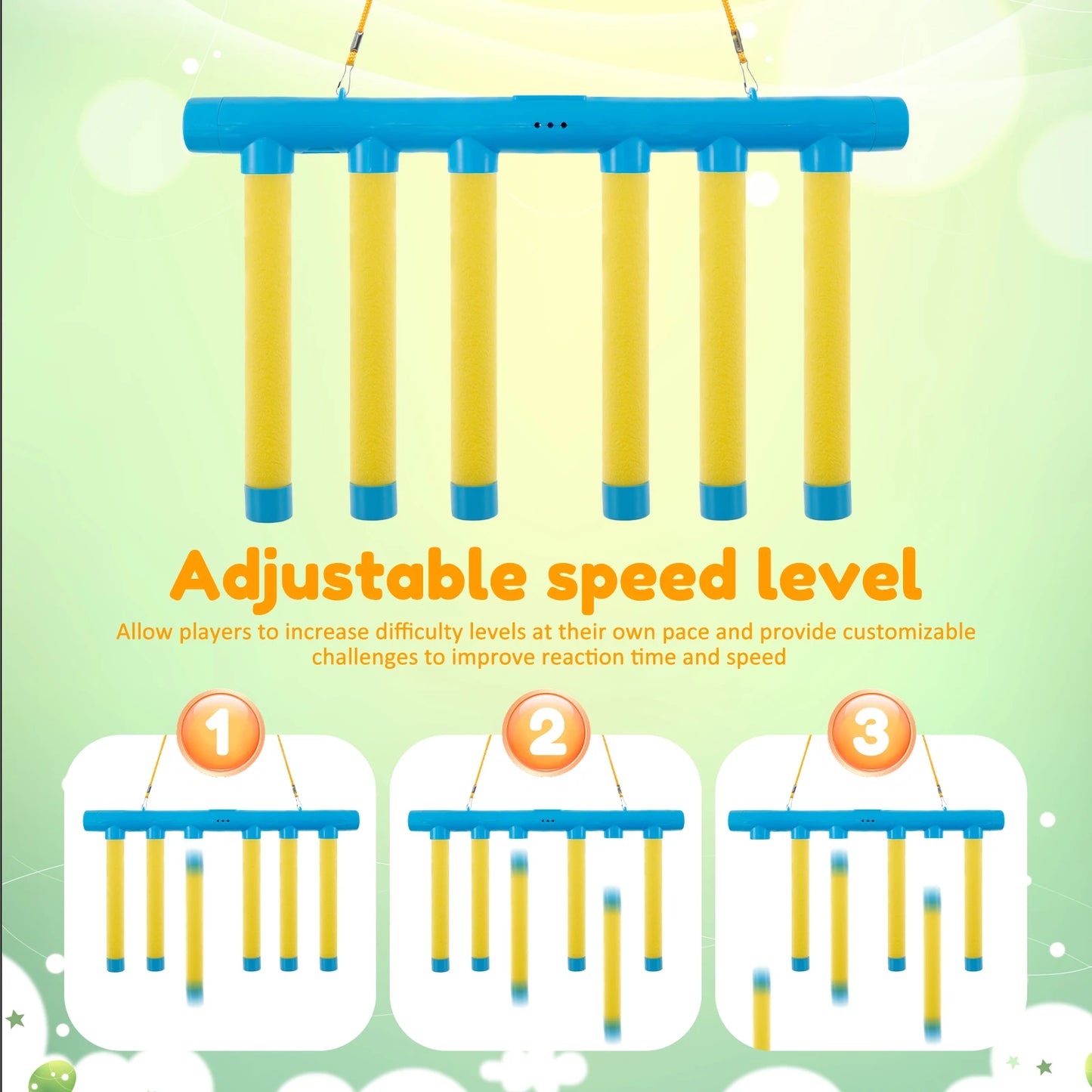 Catching Sticks Game Falling Sticks Catching Game for Adults Kids, Drop Catch Win Game, Reaction Training Reflex Challenge Game