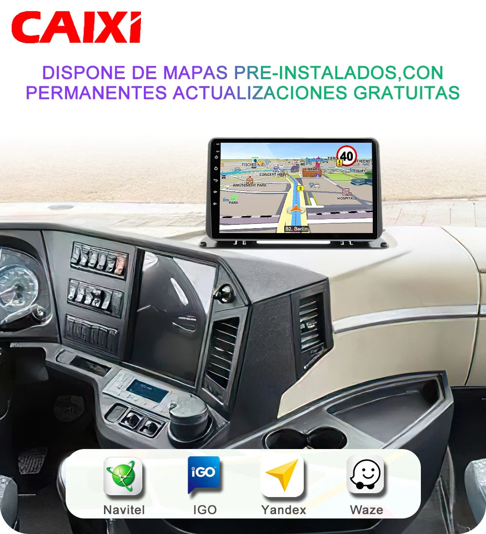 CAIXI 9"/10" Universal 2-DIN Android Car Stereo — CarPlay, GPS Navigation, Truck & Car Fit