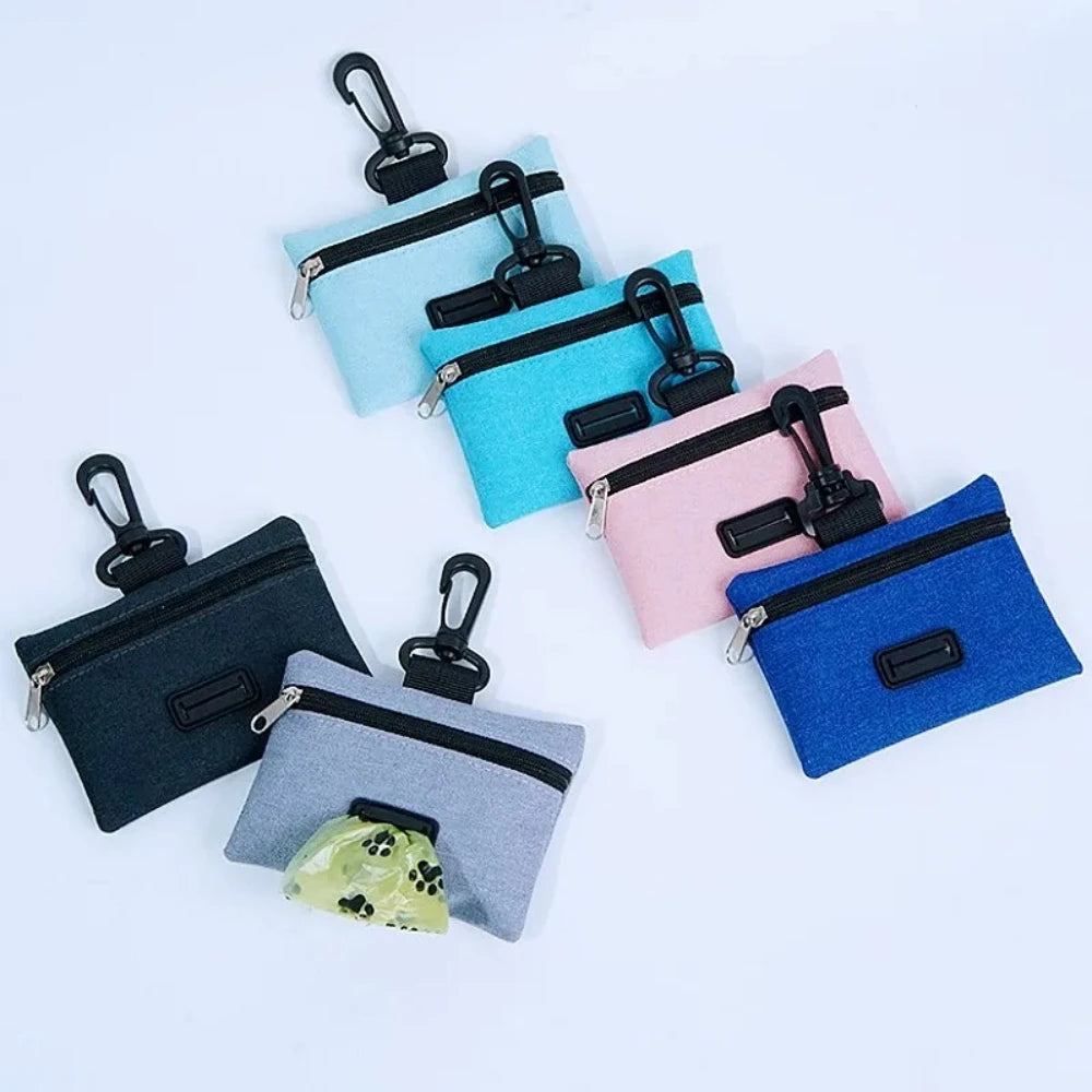 Portable Dog Poop Bag Holder - Hanging Dispenser for Small Dogs