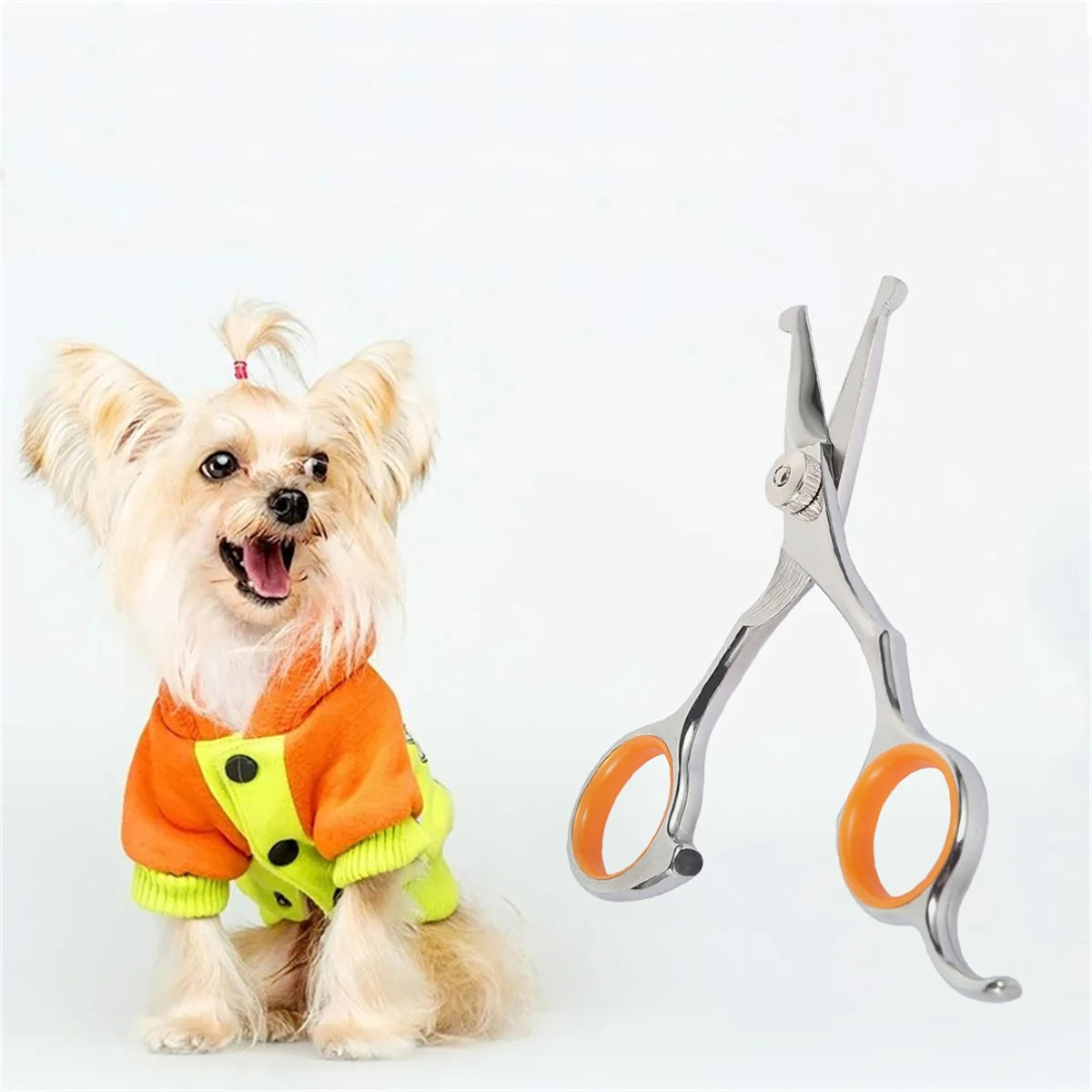 Round-Tip Pet Thinning Shears - Body Fur & Edge Trim – photo 5