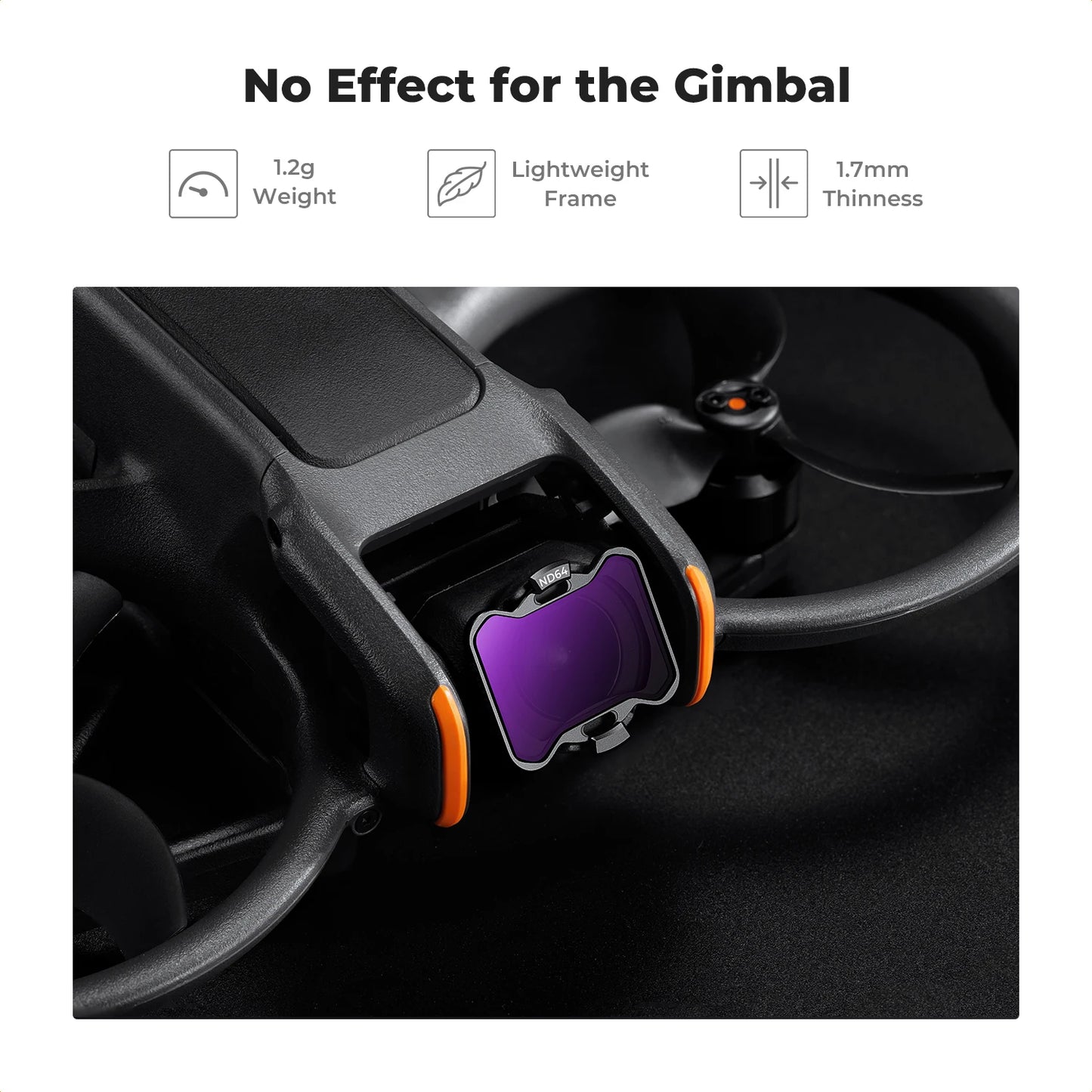 K&F CONCEPT Filter Set for DJI Avata 2 Filter UV/CPL/ND8/ND16/ND32/ND64 Multi-Layer Coated Drone Lens Camera Filters Accessories