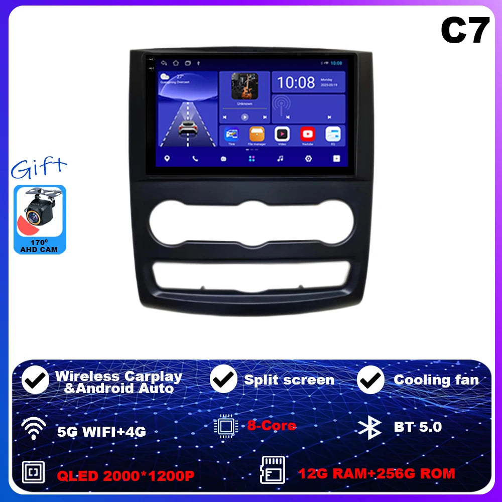 10" CarPlay+auto Android 16 For VW Crafter For Mercedes Benz Sprinter Car Radio Multimedia Video Player GPS stereo 5GWIFI+4G DSP