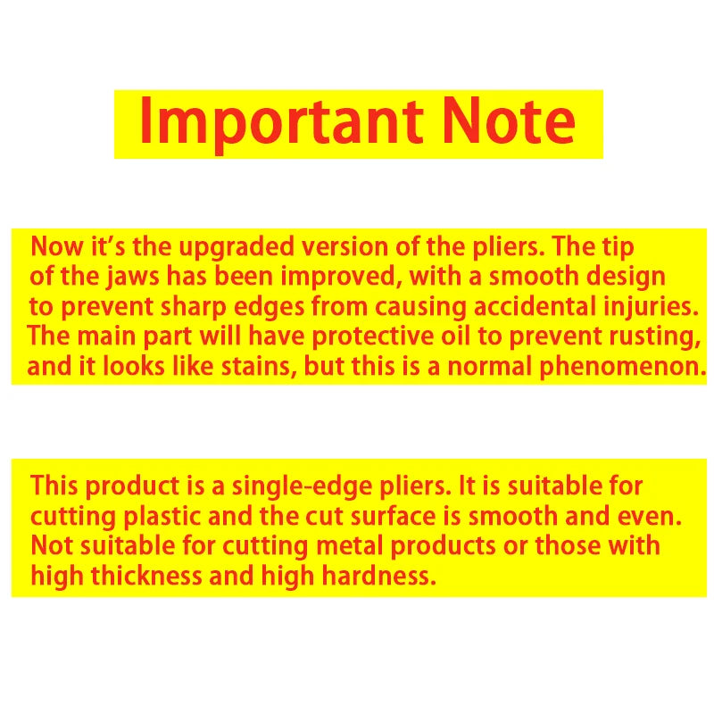 Carbon Steel Precision Cutter Pliers Professional Sharp Nipper Diagonal Snips for Model Assembly Home Use Cutting Tools