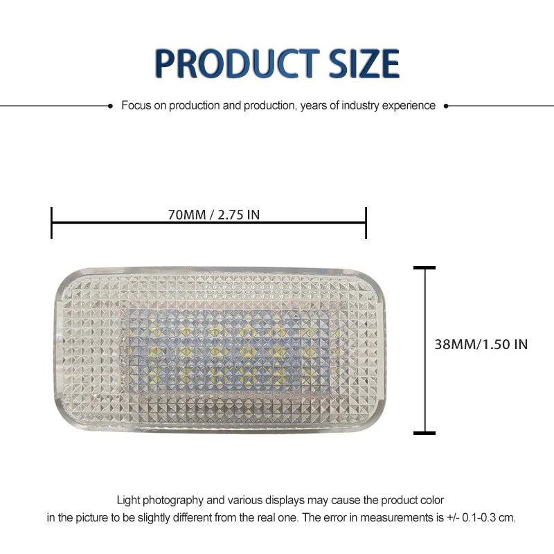 1Pcs Car LED Trunk Lamp Luggage Compartment Light Interior Cargo Lift Gate Lamp For Toyota Sienna 2016-2021 2022 2023 2024 2025
