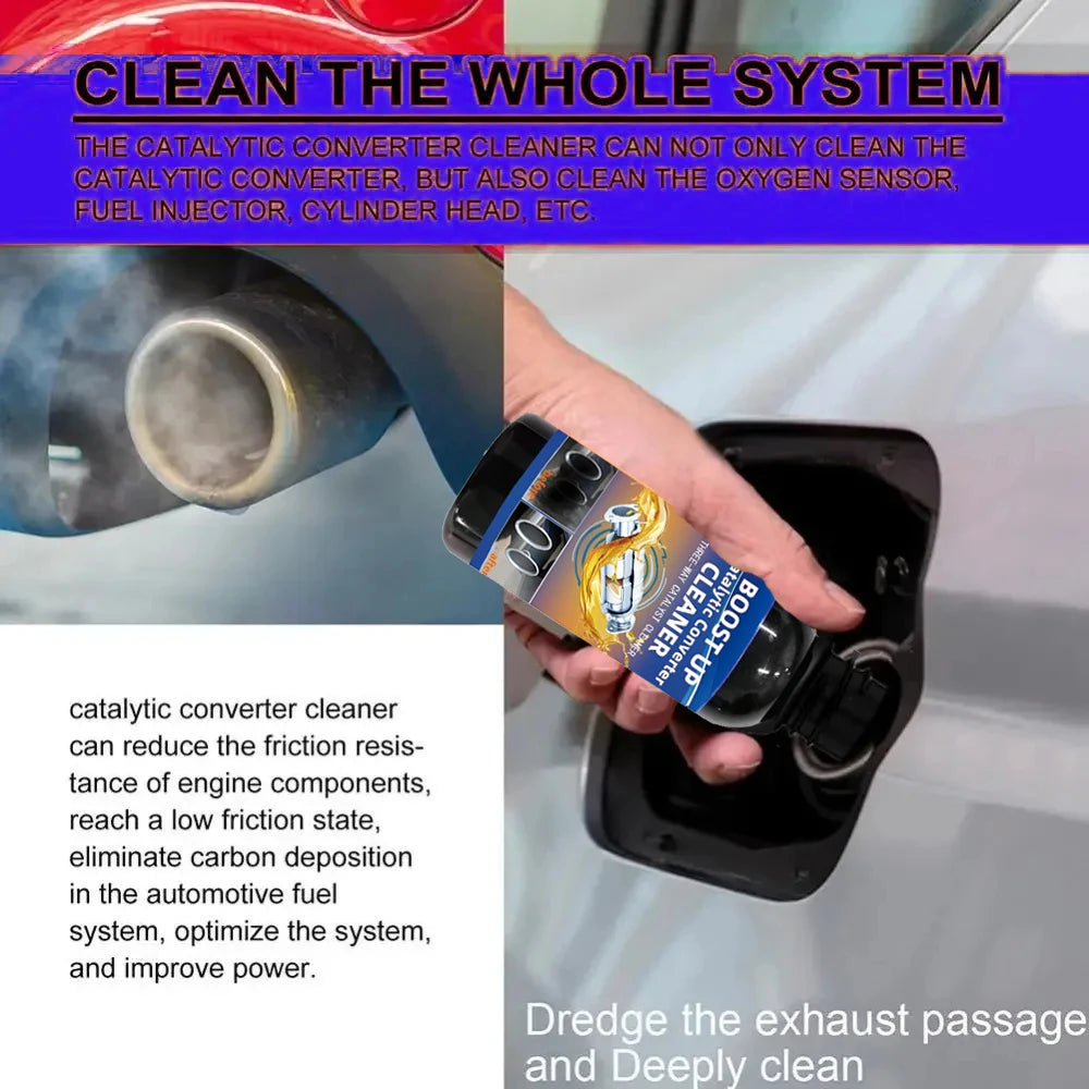 Catalytic Converter Cleaner Engine Boost Up Carbon Removal Reduce Fuels Consumption Engine Accelerators For Diesel Car Universal