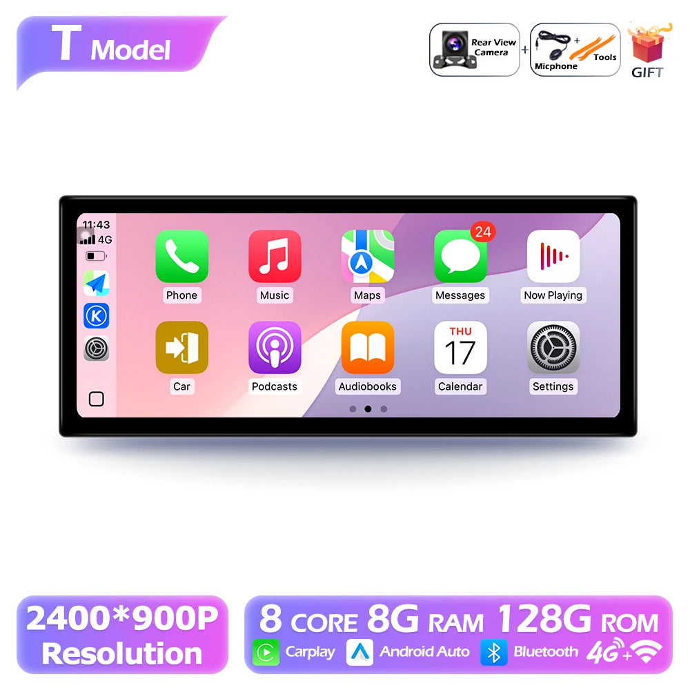 Android OS 12.3 inch For Toyota Corolla 2019-2023 E210 Car Radio Multimedia Video Player Navigation GPS Auto Carplay Bluetooth