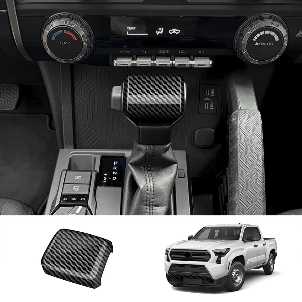 Fit for Toyota Tacoma 2024 2025 Interior Accessories Carbon Fiber Look Car Interior Cover Trim Panel Decoration Sticker