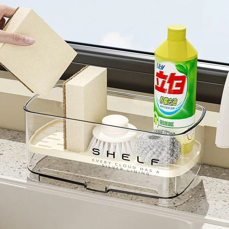 Sink Drain Rack for Sponges and Cleaners - Kitchen Sink Organizer - photo 2