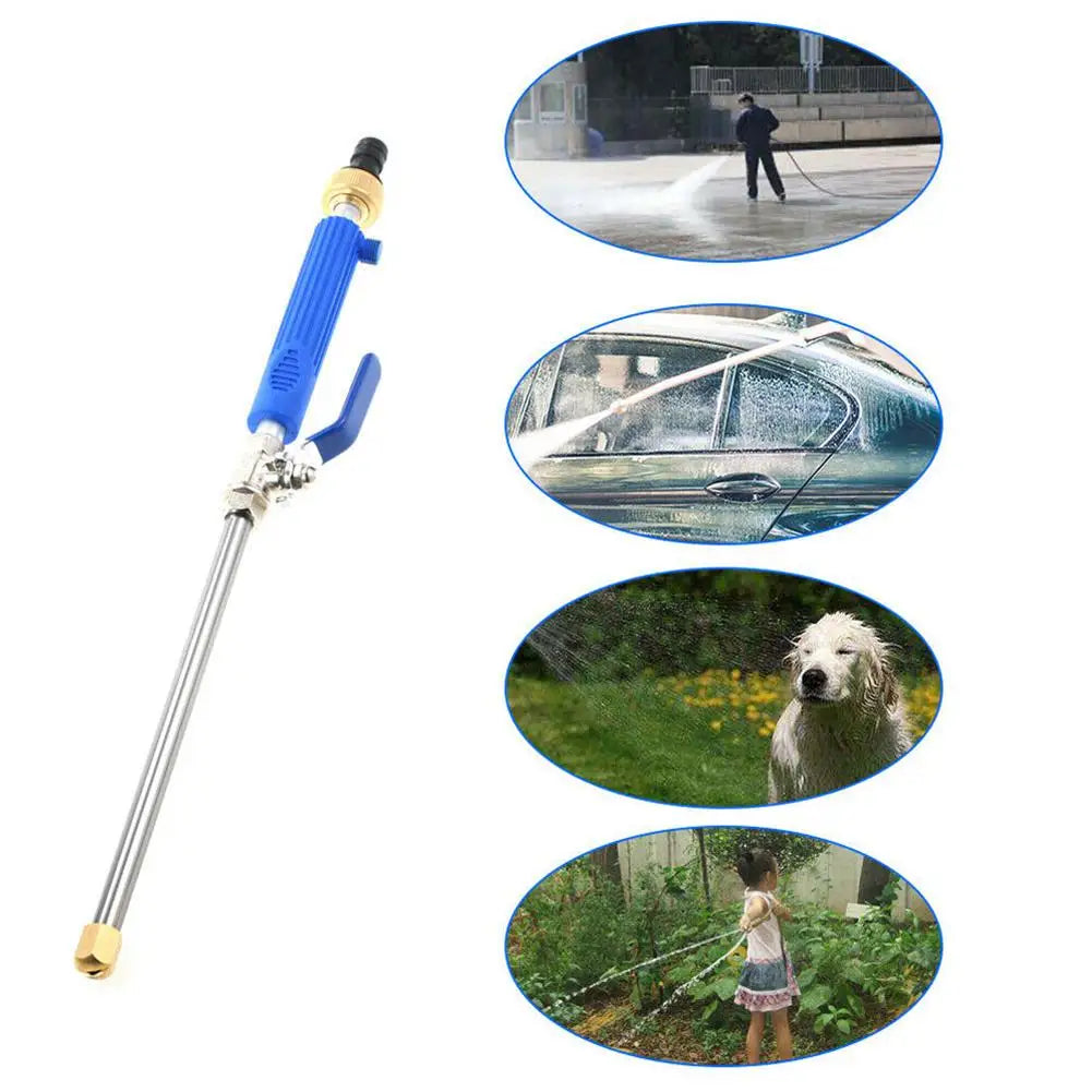 High-Pressure Garden Hose Wand – 46cm Aluminum Spray Gun with 3 Nozzles for Car Wash, Garden & Home Cleaning