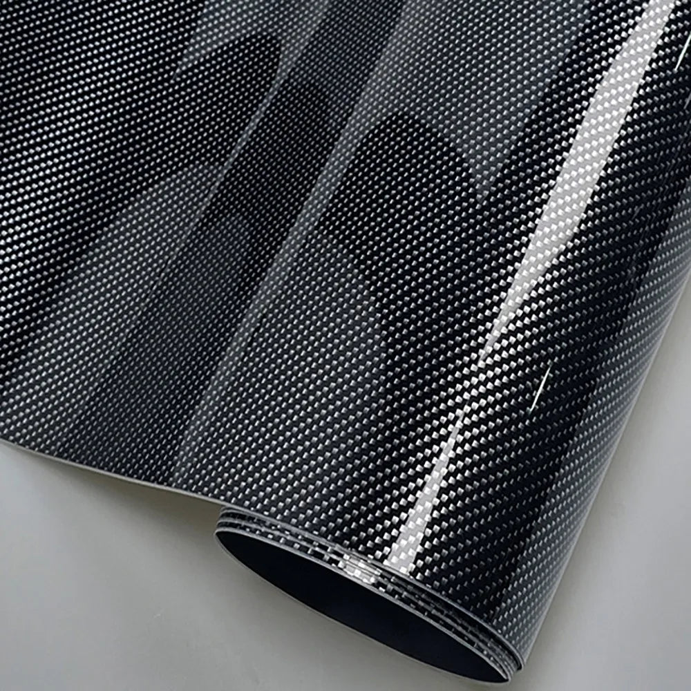 Carbon Fiber Vinyl Wrap Film – 3D/6D Matte & Gloss Forged Carbon Sticker for Car & Motorcycle (50x30cm)
